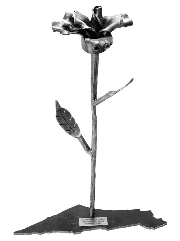 Long Stemmed Rose made from Rockets-2188