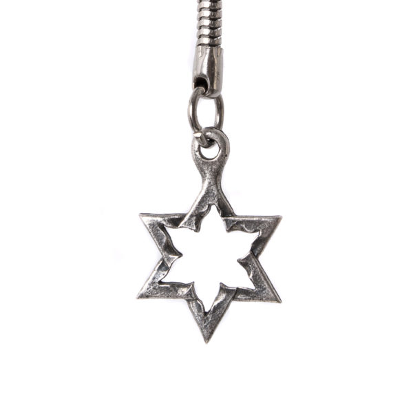 Star of David Key Chain - Made from Kassam Rockets