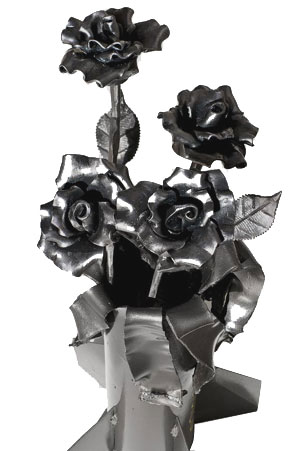 Close-Up: Rocket Rose Sculpture (2)