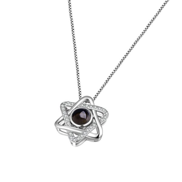 Diamond Star Hidden Prayer Nano Necklace