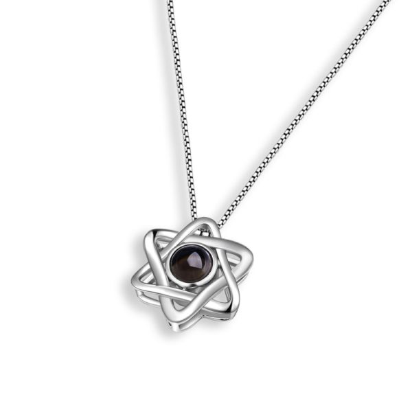 Star of David Hidden Prayer Nano Necklace